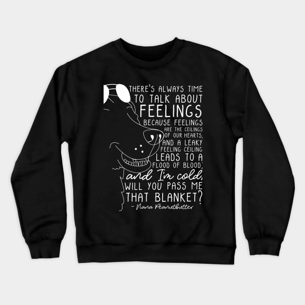 Leaky Feeling Ceiling Crewneck Sweatshirt by InsomniackDesigns